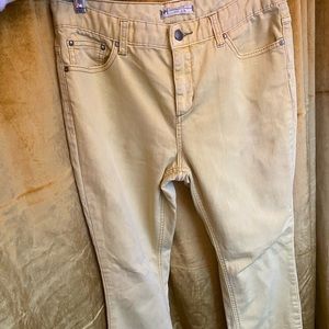 Free People Sunny Yellow Pants Jeans